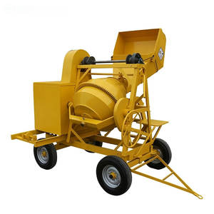 Mélangeur concret diesel portatif de 500L pour la petite trémie de construction avec la pompe de décharge manuelle pour soulever le mélange de ciment - Product Image 6