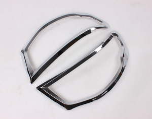 WZXD Car <b>Door</b> Handle Cover Head Tail <b>Light</b> Lamp Trim Exterior Decoration Accessories 2006 2007 for Triton L200 - Product Image 3