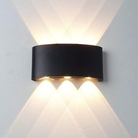 Applique murale LED étanche IP65 pour intérieur et extérieur, luminaire mural extérieur pour salle de bain, chevet, escaliers, décoration 6W 8W 12W