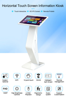 Kiosco de Pantalla Táctil de Autoservicio con Soporte de Piso y Carcasa Metálica de 22, 24 y 27 Pulgadas para Salas de Exposiciones y Centros Comerciales
