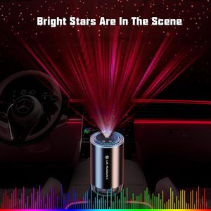 Difusor de Aromas Inteligente para Coche y Hogar, Humidificador con Fragancia Duradera, Diseño Portátil de Aleación de Aluminio con Luz Estrellada - Product Image 5