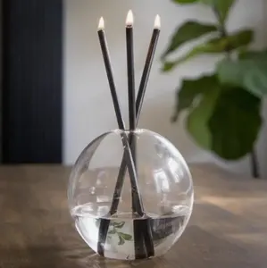 Vela líquida recargable para siempre C & H, velas eternas, lujosa vela de aceite infinito con mecha de metal inoxidable