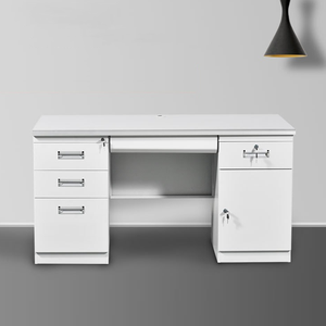 Bảng viết mô-đun máy tính bàn thép có thể điều chỉnh văn phòng kim loại khung bàn điều hành Bàn máy tính văn phòng bàn văn phòng - Product Image 2