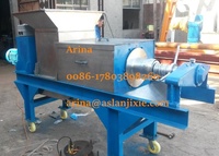 Industriële 500Kg Per Uur Fruitgroentesap Ontwateringsmachine Kokosnoot Gember Citroen Schroef Pers Juicing Machine