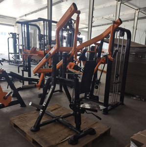 Appareil de musculation professionnel à charge de plaques en acier pour exercices de dos et de bras, machine à ramer - Product Image 6