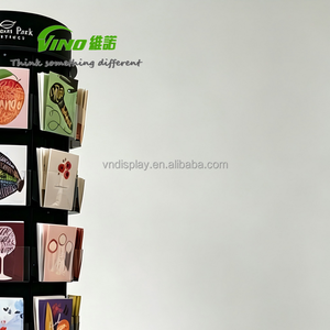 360° Rotating Greeting Card <b>Display</b> <b>Rack</b>, Multi-Pocket Floor Standing Spinner <b>Display</b>, <b>Display</b> Spinner - Product Image 6