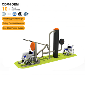 Équipement de <span class=keywords><strong>fitness</strong></span> extérieur inclusif pour exercices de pression pectorale, adapté aux besoins spécifiques, pour parcs de <span class=keywords><strong>fitness</strong></span> et équipement de sport accessible aux personnes à mobilité réduite - Product Image 5