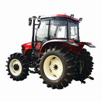 Harga Traktor Pertanian 4WD Bermesin Yuchai 110HP Merek WORLD