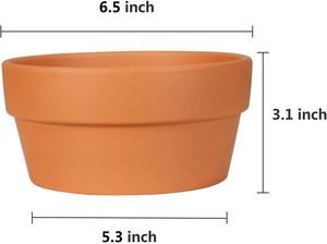 Commercio all'ingrosso ceramica Terracotta vasi di piante con foro di drenaggio succulenta <span class=keywords><strong>e</strong></span> <span class=keywords><strong>Cactus</strong></span> ceramica per il giardino di casa - Product Image 6