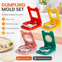 Pemotong dan Penyegel Sandwich Plastik Tahan Lama dan Fleksibel, Pembuat Roti untuk Bekal Anak & Sarapan, Pemotong Kue, Alat Panggang