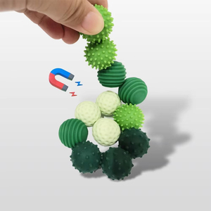 Ensemble de 6 globes en silicone anti-stress, qualité supérieure, directement de l'usine, pour soulager l'anxiété, jouet tactile à presser pour l'autisme - Product Image 2