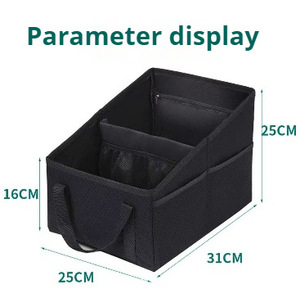 Organizador de maletero plegable de gran capacidad, bolsillos de malla, Material de poliéster, lados de red elásticos, almacenamiento de <span class=keywords><strong>coche</strong></span> de alta calidad - Product Image 4