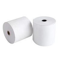 Papier thermique pour reçus 80x80mm, rouleau de papier thermique 80x80 57x50 pour machine à fax, rouleau de papier thermique pour caisse enregistreuse
