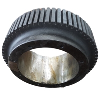Coques de rouleaux de granulateur YULONG 560 en acier allié pour sciure de bois et coques de riz, 380V 90kW, capacité 100-3000kg/h