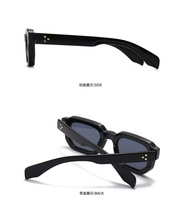 Lunettes de soleil de plage été 2026 personnalisables avec logo, en plastique, style vintage, rétro, uniques, de luxe, classiques, petites lunettes carrées pour hommes