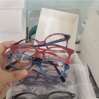 Stock marque mignon lunettes acétate enfants Transparent couleur à la mode nuances cadres enfants lunettes pour garçon filles lunettes optiques