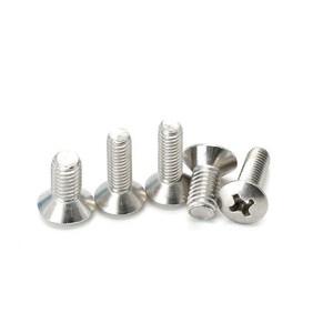 M2 M2.5 M3 M4 M5 M6 M8 DIN966 304 Stainless Steel Full Thread Phillips Oval Head Machine <b>Screws</b> - Product Image 4