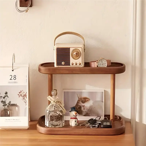 Estante organizador de escritorio de <span class=keywords><strong>madera</strong></span> para almacenamiento de libros de perfume clave <span class=keywords><strong>Rectangular</strong></span> fuera de la superficie estante de exhibición de <span class=keywords><strong>madera</strong></span> cruda para mostrador - Product Image 2