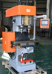 Máquina automática de doble perforación y roscado para procesamiento combinado de piezas de automóviles, incluyendo piezas de puertas y piezas de perforación. - Product Image 4