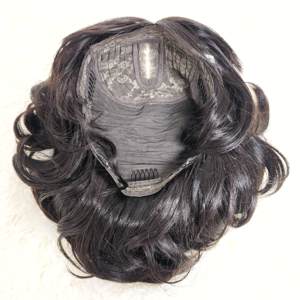 42$ Promotion Letsfly 12A Raw Virgin Hair SDD <b>Wigs</b> Bouncy Loose 1x3 <b>Lace</b> <b>Wigs</b> with Bang, #99J, #4, Natural Color 12inch - Product Image 6