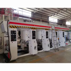 High Speed Gravure Printing Machine for PET PE BOPP 6 Color Rotogravure Printing Machine