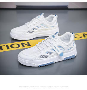 Baskets en cuir pour hommes - Chaussures décontractées, chaussures de sport - Chaussures tendance pour la marche - Product Image 2