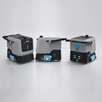 Robot de nettoyage intelligent tout-en-un à faible entretien, balai-serpillère-aspirateur, pour les petits espaces commerciaux, les bureaux et les magasins.