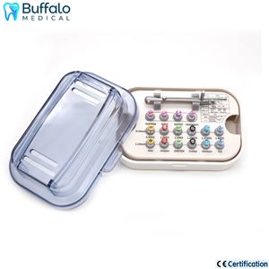 Kit de Instrumentos Quirúrgicos Dentales Buffalo para Implantes Dentales, Llave Dinamométrica Manual Universal de Metal con Caja de Almacenamiento - Product Image 2