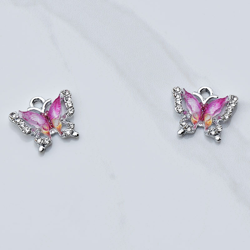 Papillon rose