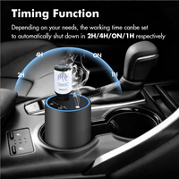 Diffuseur d'arômes intelligent sans eau pour voiture, à commande tactile, avec LED colorées, portable, pour la vente en gros