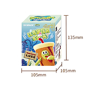 Venta al por mayor: Caja sorpresa <span class=keywords><strong>de</strong></span> peluches X11 a Day of Bikini Bottom Residents, genuinos, en stock, regalos <span class=keywords><strong>de</strong></span> moda con diseño <span class=keywords><strong>de</strong></span> dibujos animados. - Product Image 2