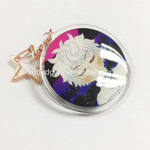 Tùy chỉnh Acrylic Epoxy Keychain UV in ấn tùy chỉnh rõ ràng Acrylic Keychain Logo phim hoạt hình Epoxy tùy chỉnh Acrylic Keychain - Product Image 3