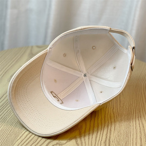 Cappellino da Baseball Classico con Lettera <span class=keywords><strong>C</strong></span>, Logo Ricamato, 6 Pannelli, Cappello da Sole Femminile - Product Image 3