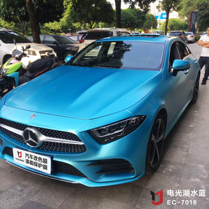 Anolly-envoltura de PVC cromado para coche, película de vinilo para envolver el cuerpo del coche, color azul lago - Product Image 2