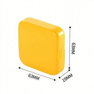 Custom <b>Small</b> Portable Pill Box with Pull-Out <b>Sliding</b> Cover Compact Daily Use Medicine Case for Travel Backpack Purse Secure Seal - Product Image 2