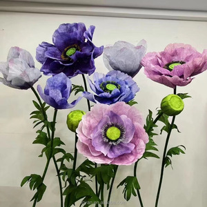 Rose artificielle géante en papier, très populaire, pour la décoration <span class=keywords><strong>de</strong></span> mariage, <span class=keywords><strong>de</strong></span> vitrine et <span class=keywords><strong>de</strong></span> chemin, idéale pour la remise des diplômes et la fête des Mères - Product Image 1