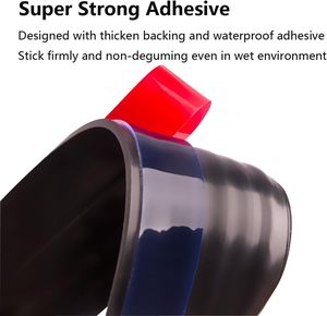 Joint d'étanchéité de bas de <span class=keywords><strong>porte</strong></span>, bloqueur de courant d'air, bande d'étanchéité pour bas de <span class=keywords><strong>porte</strong></span> - Noir - Product Image 5