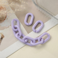Accessoires de fixation colorés en acrylique brillant à biseau taillé, à succès, pour chaînes de lunettes, de masques et de bijoux