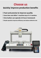 Machine de distribution automatique de colle de bureau de précision Composants de moteur de noyau de plate-forme de mouvement de bras robotique à quatre axes entièrement automatiques
