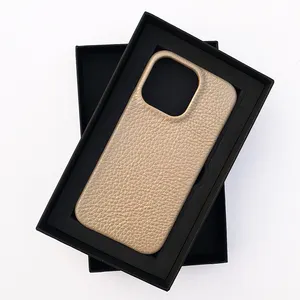 High Quality And Low MOQ Smartphone Protective Leather Full Wrapped For Iphone 13 14 Pro Max Phone Back Case