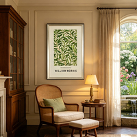 Exquise Jacquard Brocart Tapisserie Décor Peinture Vintage Motif Floral Encadré Art Mural Paysage Naturel Luxe Décoration Maison