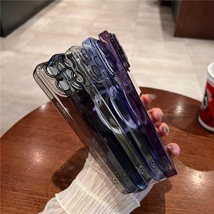 <b>Camera</b> Lens Crystal Clear Magnetic Mobile Phone Case <b>for</b> iPhone 16 15 15Pro 15Plus 15ProMax Hybrid TPU+<b>PC</b> Clear Cover - Product Image 4