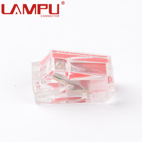 Connecteur Électrique Compact de Haute Qualité à 2 Broches pour LED, Connexion Rapide par Poussoir pour Câble