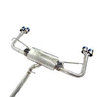 Ligne d'échappement complète en acier inoxydable NX300 pour Lexus NX200/NX300 2.0T, anti-fuite, poli miroir, épaisseur 1,5 mm, 2,5 pouces