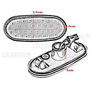 Luces Laterales LED de 36 LED, Lámpara Repetidora Lateral, Luz de Señal de Giro de 12V, Lámpara de Panel para Volkswagen Crafter 2006, para Benz Sprinter W906 - Product Image 6