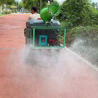 Tricycle électrique avec réservoir d'eau de 800L, canon à brouillard et pulvérisation arrière