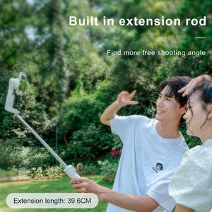 Vlogging <strong>Kit</strong> A10 Gimbal Stabilizer 360 Degree Smart Automatic Rotation AI Face Tracking Detachable Phone Clip Selfie Stick - Product Image 4