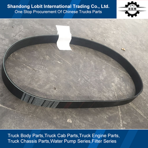 Suku Cadang Mesin Sinotruk HOWO A7 Dump Truck D12 10PK1267 Sabuk Kipas AC Sabuk Alternator Sabuk Multi Wedge VG1246060088 - Product Image 3