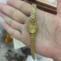 Jam tangan Mini mewah cahaya antik baru 2025 jam tangan kuarsa Gerakan Jepang jam tangan wanita Retro kualitas tinggi Jam kristal kuno