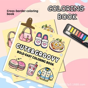 Hot-bán dành cho người lớn Doodle Màu cuốn sách dày giấy bán buôn vẽ cuốn sách hoàn hảo RÀNG BUỘC - Product Image 1